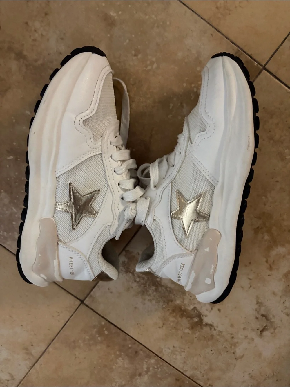Vintage Havana White Kids Sneakers